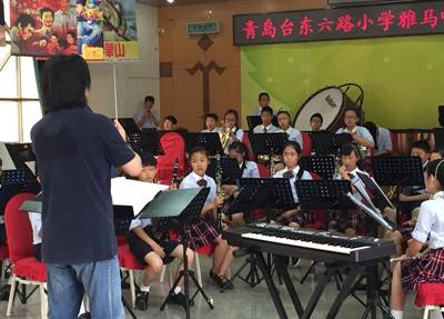 狗万示范乐团青岛台东六路小学管乐团大师班活动成功举办